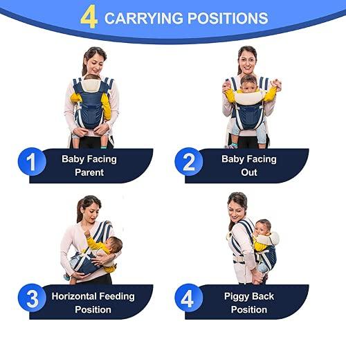 4-in-1 Adjustable Baby Carrier Bag