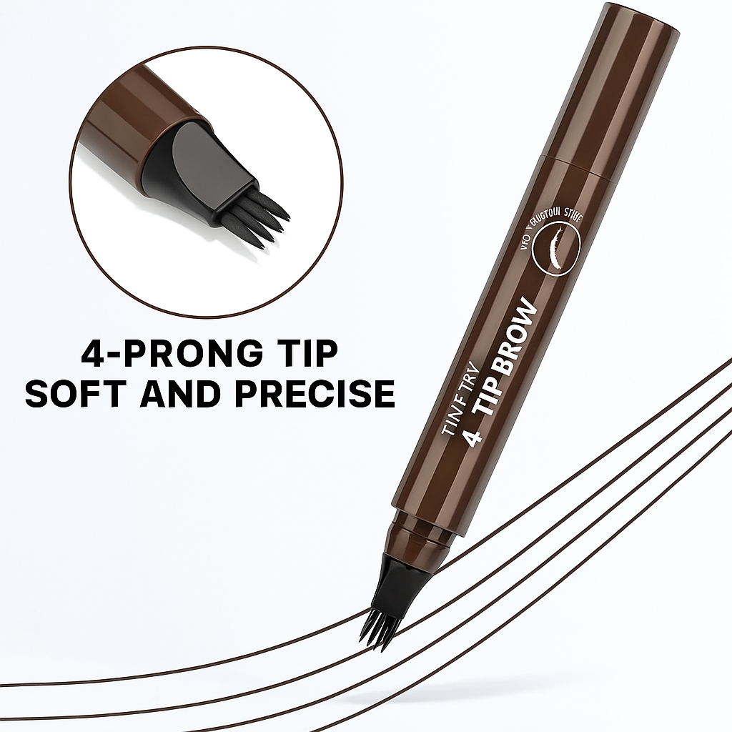 Waterproof 4 Points Long Lasting Eyebrow Pen - BUY 1 GET 1 FREE