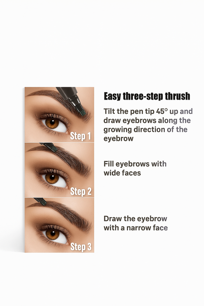 Waterproof 4 Points Long Lasting Eyebrow Pen - BUY 1 GET 1 FREE