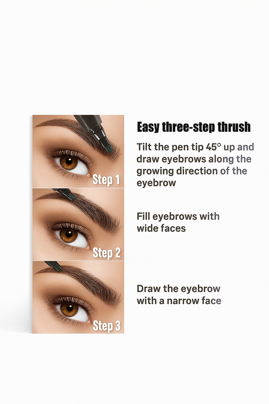 Waterproof 4 Points Long Lasting Eyebrow Pen - BUY 1 GET 1 FREE